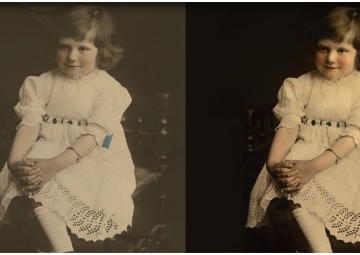Retouching and improving old photographs